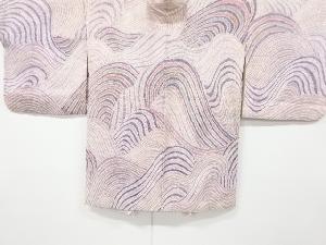 リサイクル　きぬたや謹製　藤娘　本総絞り　抽象模様絵羽織